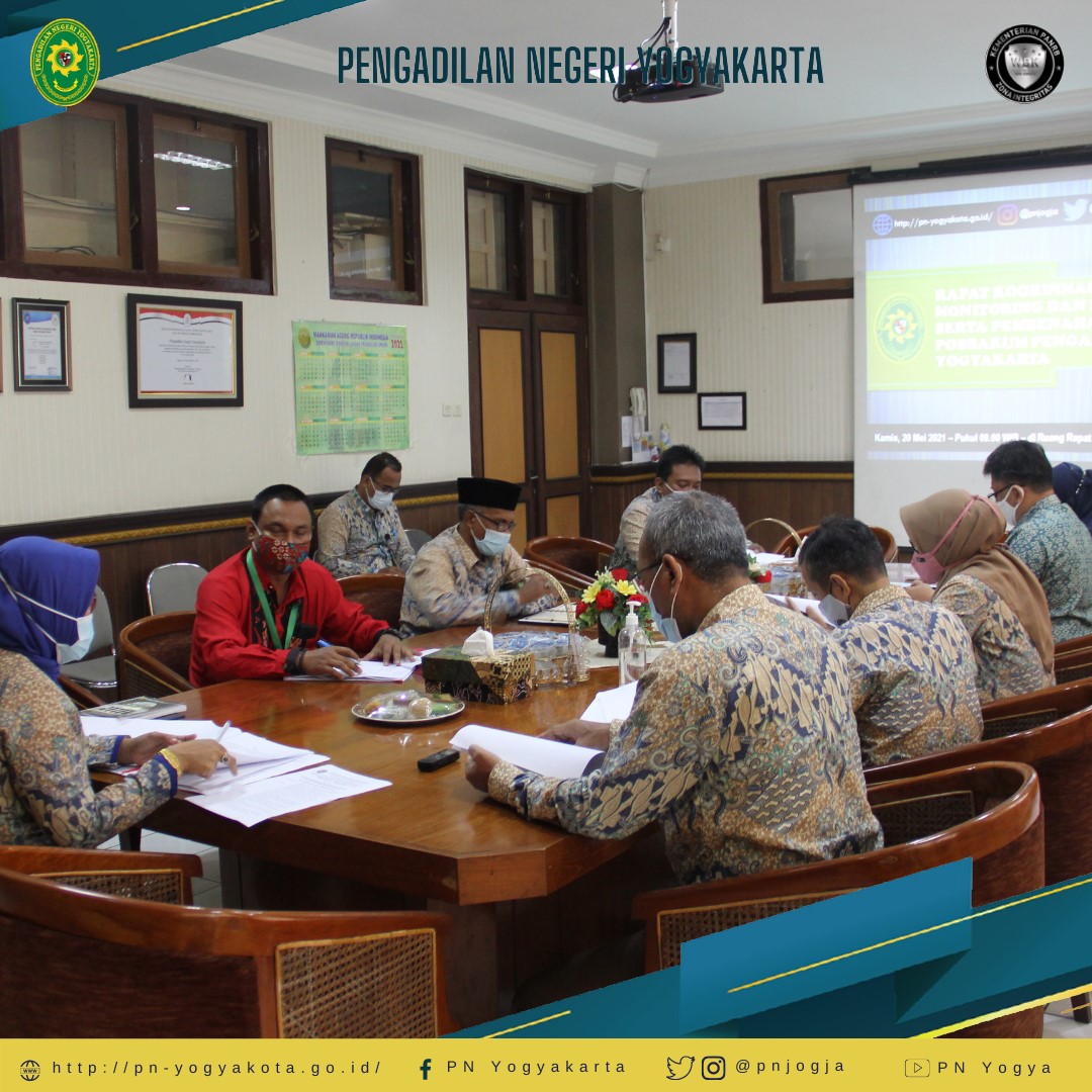 Rapat Monitoring dan Evaluasi Serta Pembenahan Pelayanan Posbakum
