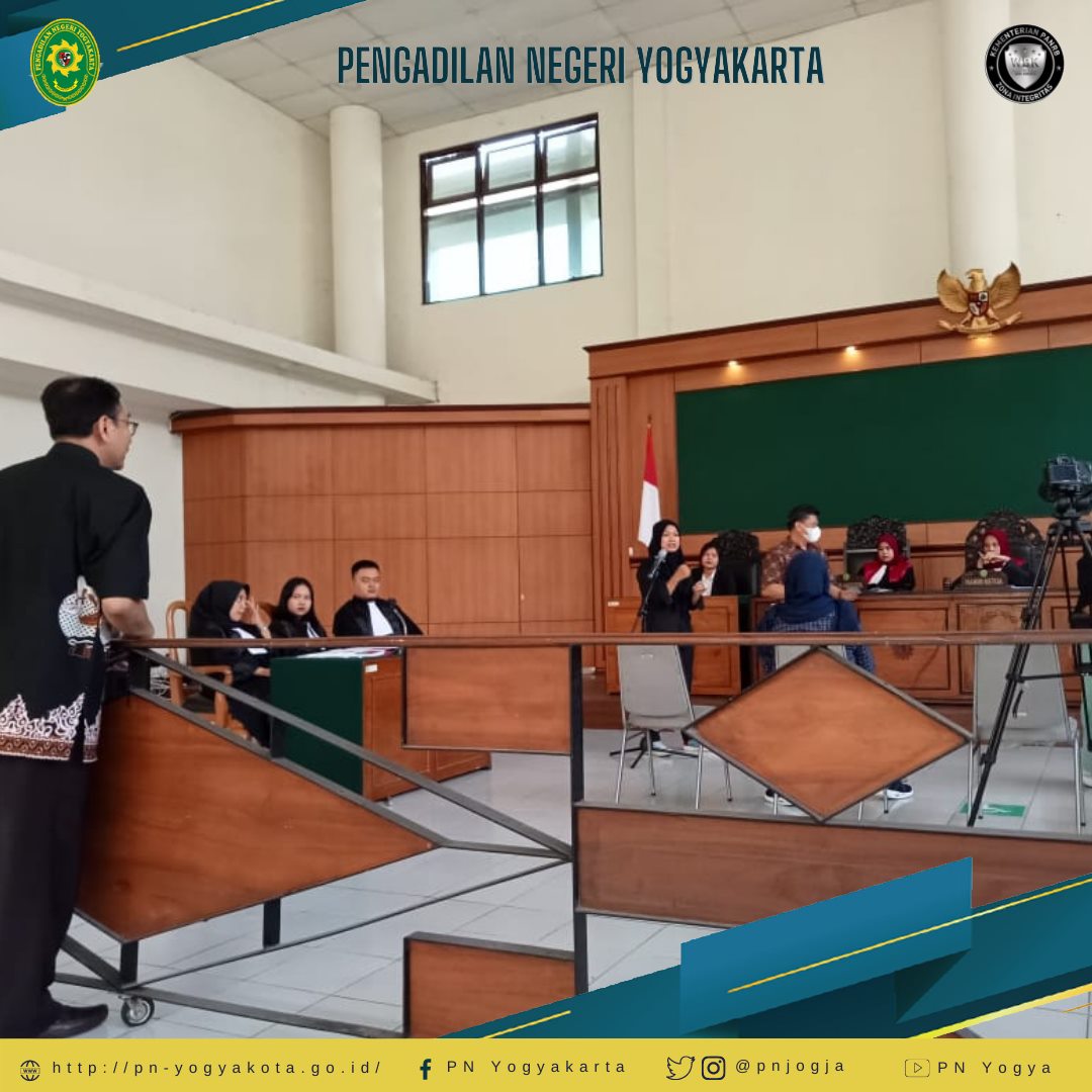 Proses Pengambilan Video Mootcourt Kolaborasi SAPDA dengan Pengadilan Negeri Yogyakarta