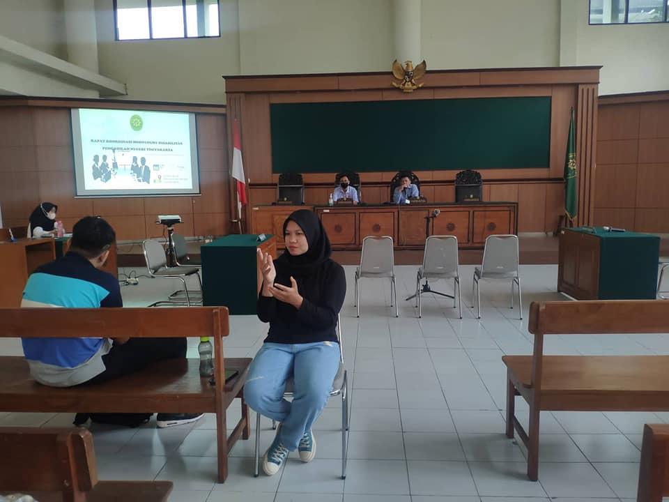 Rapat Koordinasi Kegiatan Mootcourt Disabilitas Keenam