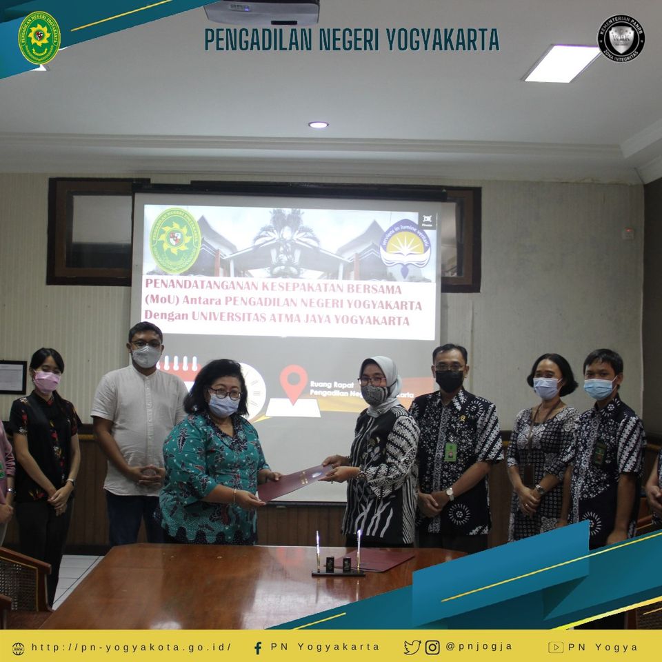 Kegiatan Penandatangan MoU dengan Universitas Atma Jaya