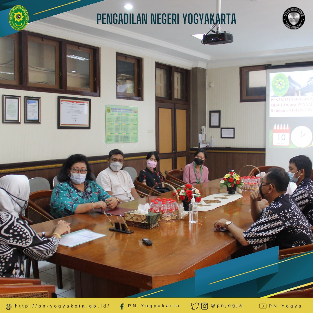 Kegiatan Penandatangan MoU dengan Universitas Atma Jaya