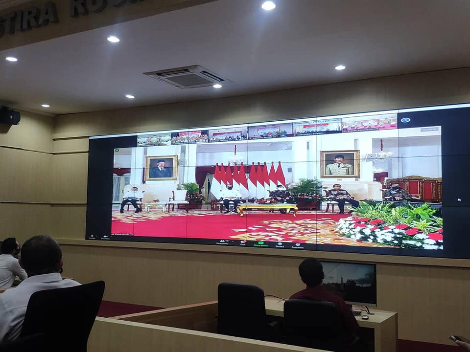 Ketua Pengadilan Negeri Yogyakarta Mengikuti Kegiatan Pengarahan Presiden RI kepada Kepala Daerah se-Indonesia