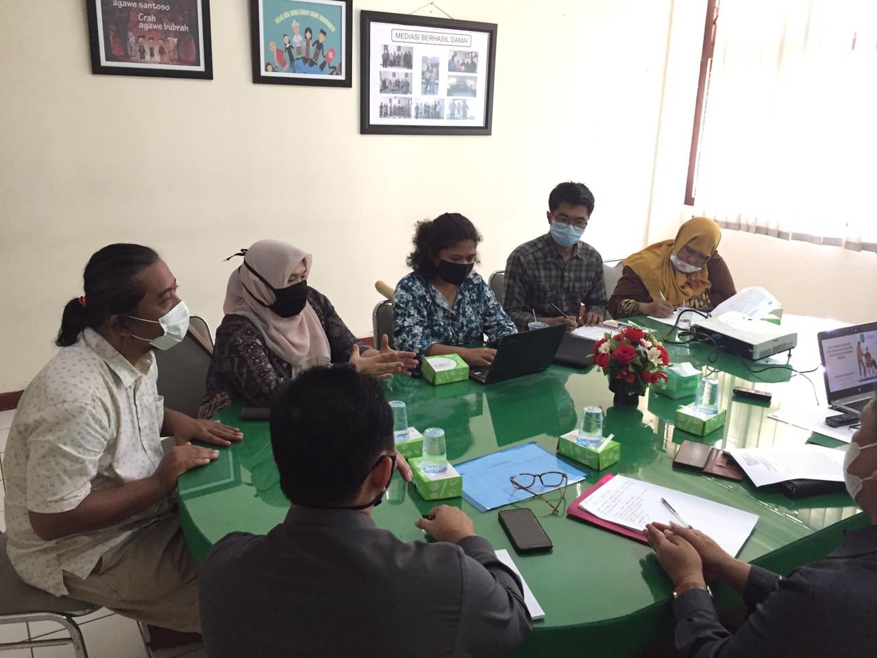 Rapat Koordinasi Peradilan Semu (Moot Court) dan Pelayanan Terpadu Satu Pintu (PTSP) Bagi Penyandang Disabilitas 