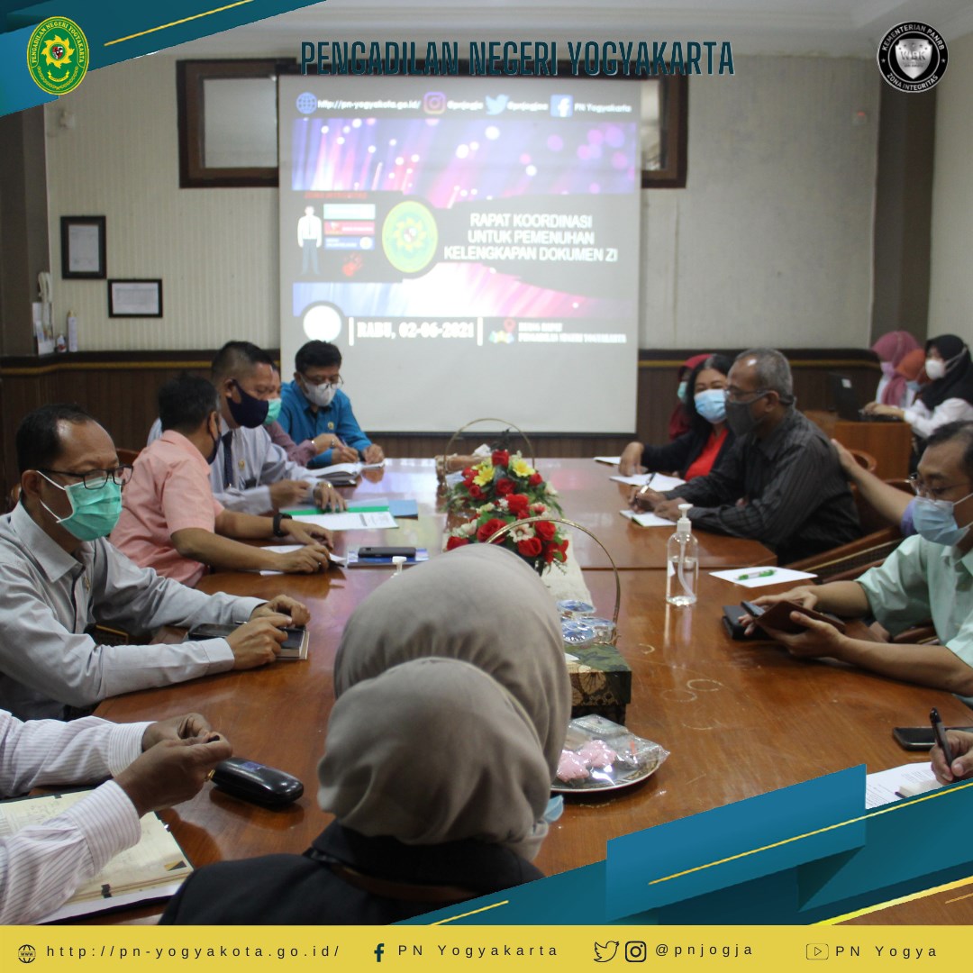 Rapat Koordinasi Pemenuhan Dokumen Zona Integritas